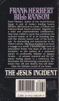 Back of The Jesus Incident.