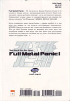 Back of Full Metal Panic! 01.