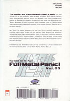 Back of Full Metal Panic! 03.