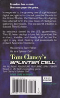 Back of Tom Clancy's Splinter Cell.