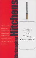 Front of Letters to a Young Contrarian.