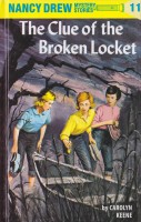 Front of _The Clue of the Broken Locket_