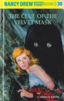 Front of _The Clue of the Velvet Mask_