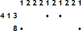 Example nonogram without CSS enabled.
